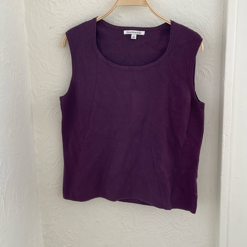 MERCER STREET STUDIO Women's Knit Tank Top Size XL